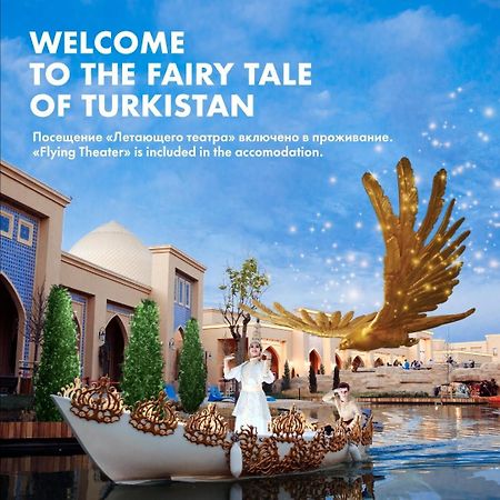 Karavansaray Turkistan Harbour Hotel -Flying Theatre Access Extérieur photo The poster of the project